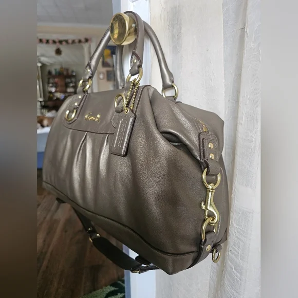 Coach Leather Satchel - Picture 3 of 16